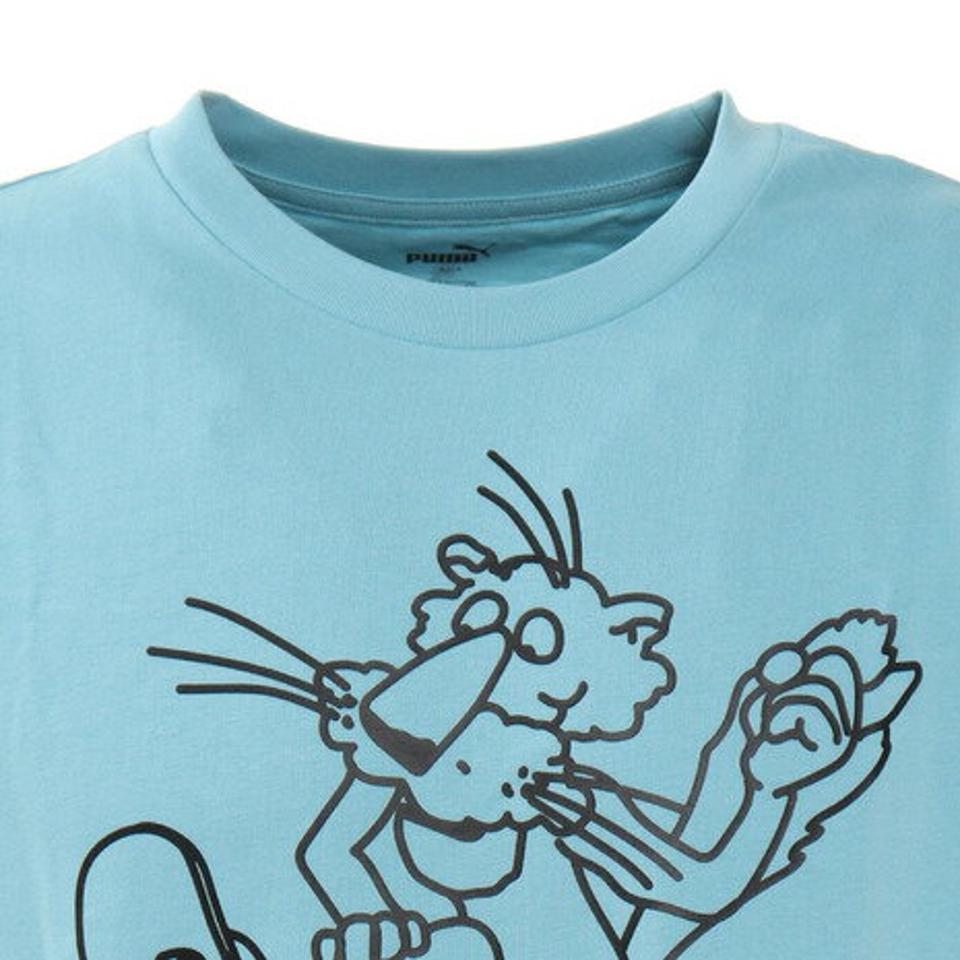 プーマ（PUMA） SUPER PUMA 長袖Tシャツ 587607 03 BLU スポーツウェア （メンズ）