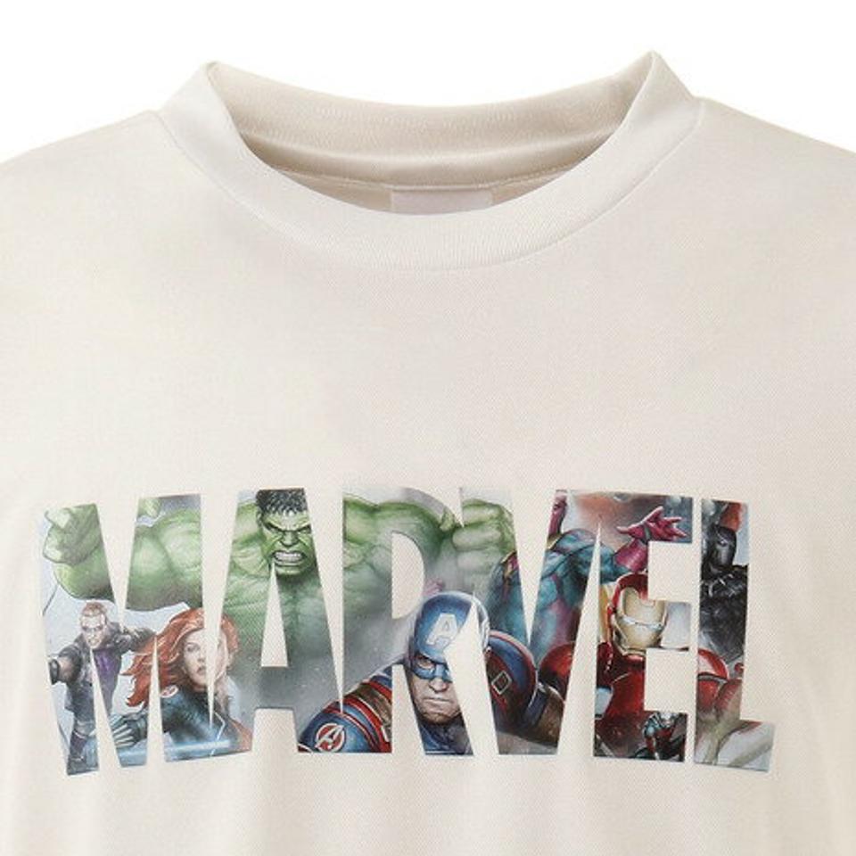 マーベル（MARVEL）（メンズ）ロゴ 半袖Tシャツ UVカット DS0212001 バスケットボールウェア