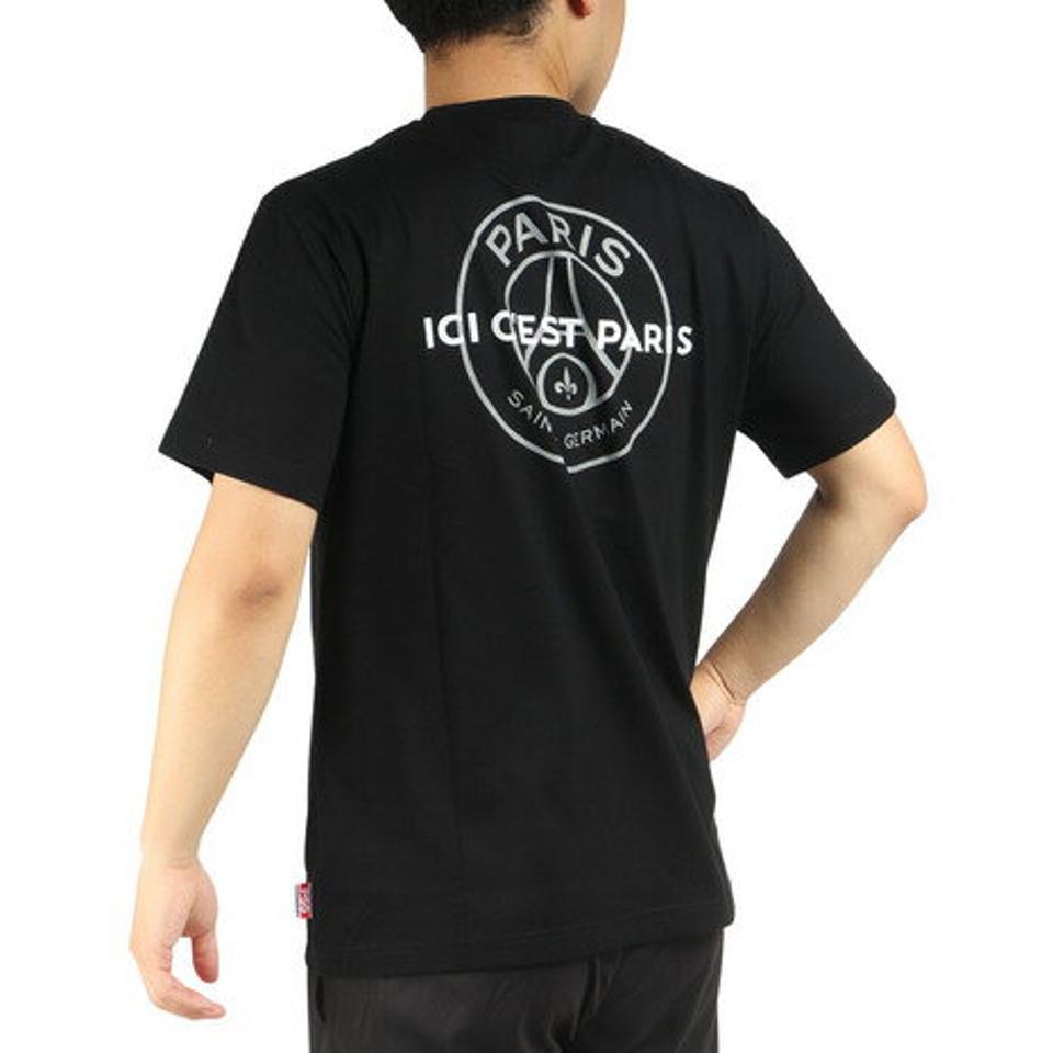 パリ サンジェルマン（Paris Saint Germain） PSG 半袖Tシャツ PS0122FW0003-BK （メンズ）