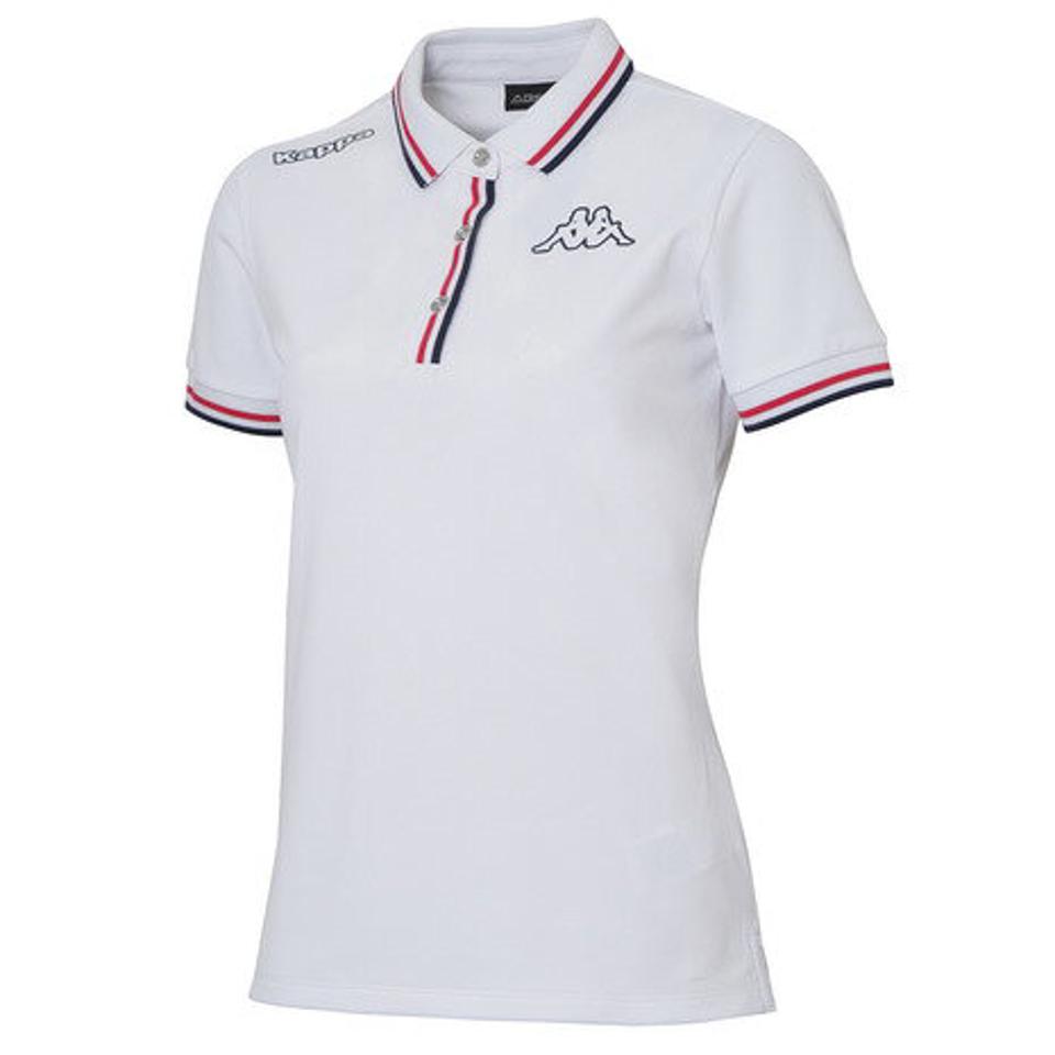 カッパ(Kappa) ゴルフウェア ショートスリーブシャツ KG922SS84 WT (レディース)