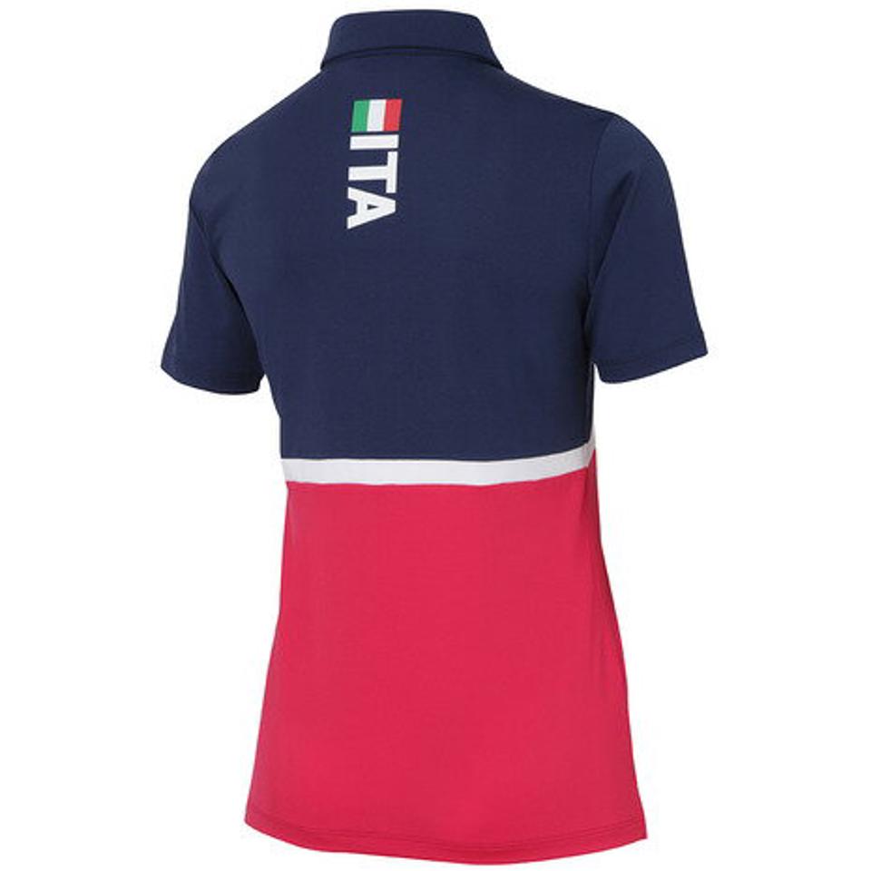 カッパ(Kappa) ゴルフウェア ショートスリーブシャツ KG922SS83 NV (レディース)