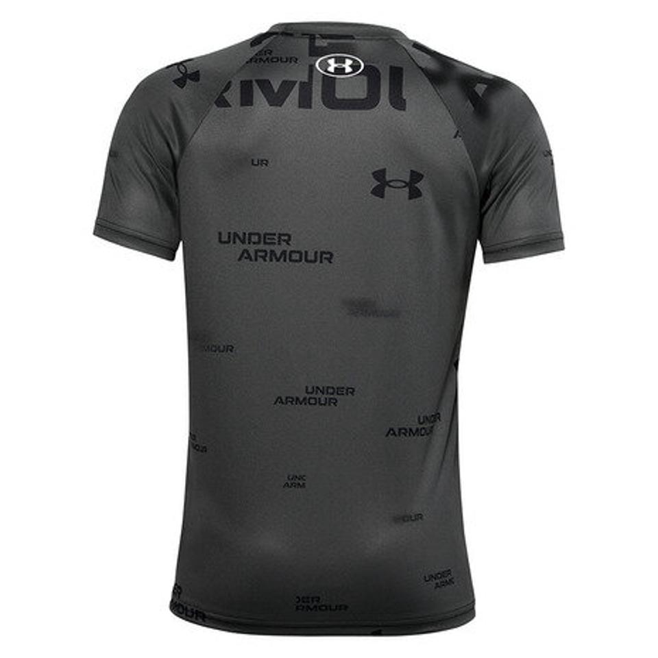 アンダーアーマー（UNDER ARMOUR） テック ビッグロゴ プリント 半袖Tシャツ 1351851 BLK/PCG/WHT AT （キッズ）