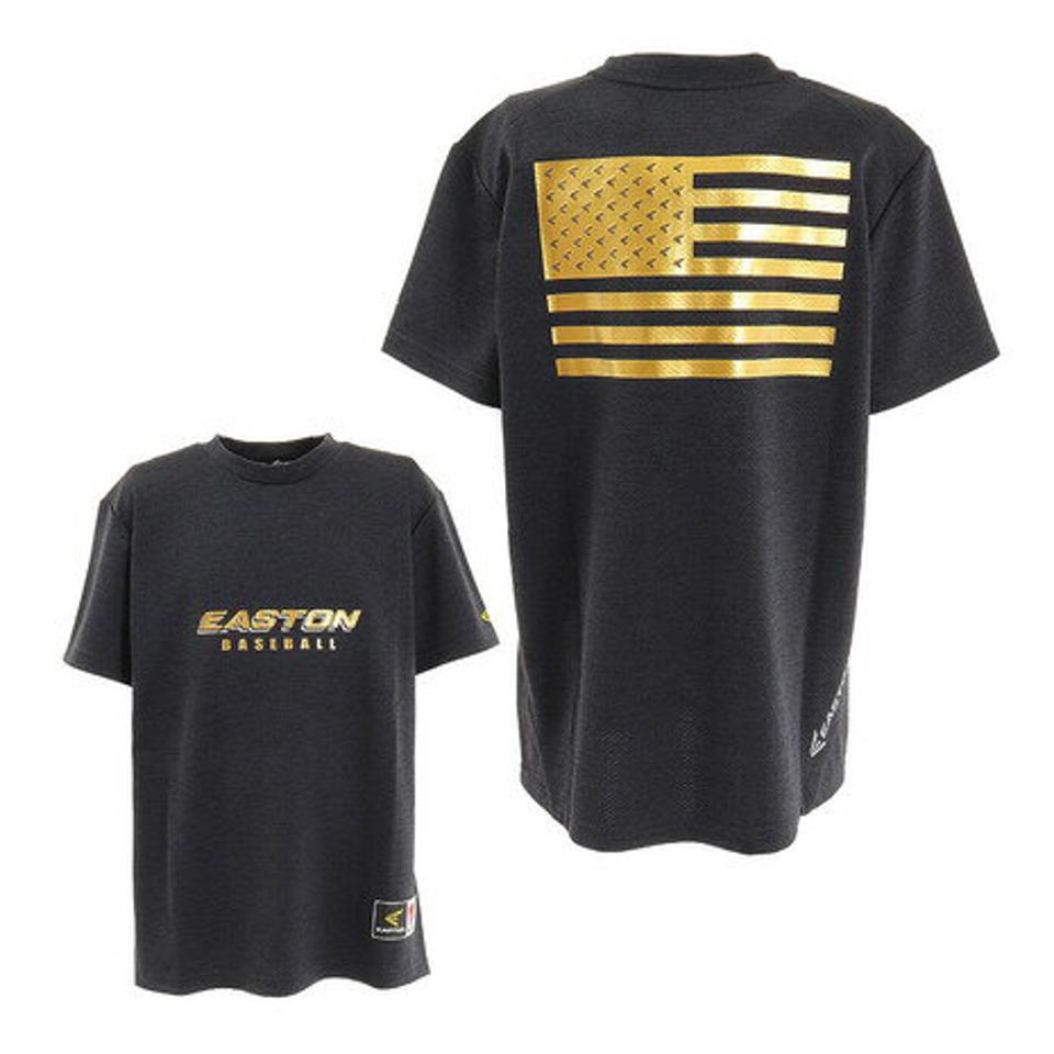 イーストン（EASTON）（キッズ）ジュニア STARSANDSTRIP Tシャツ EA7JSJ30-090