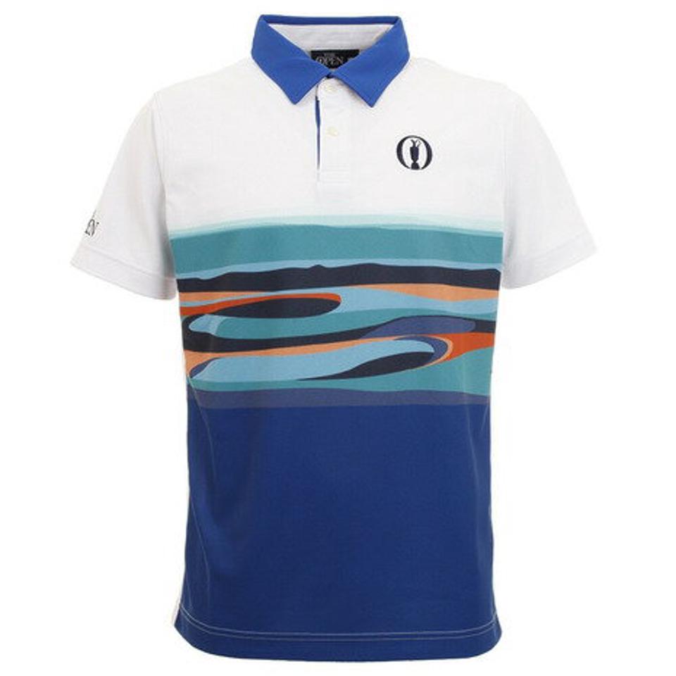 ジ・オープン(THE OPEN)(メンズ)ゴルフウェア コースイラストポロシャツ 171-22440-096