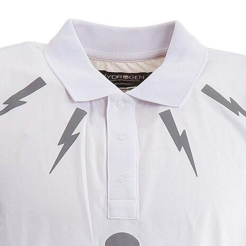 ハイドロゲン(HYDROGEN)(メンズ)テックストーム ポロシャツ TP0006 WHT.