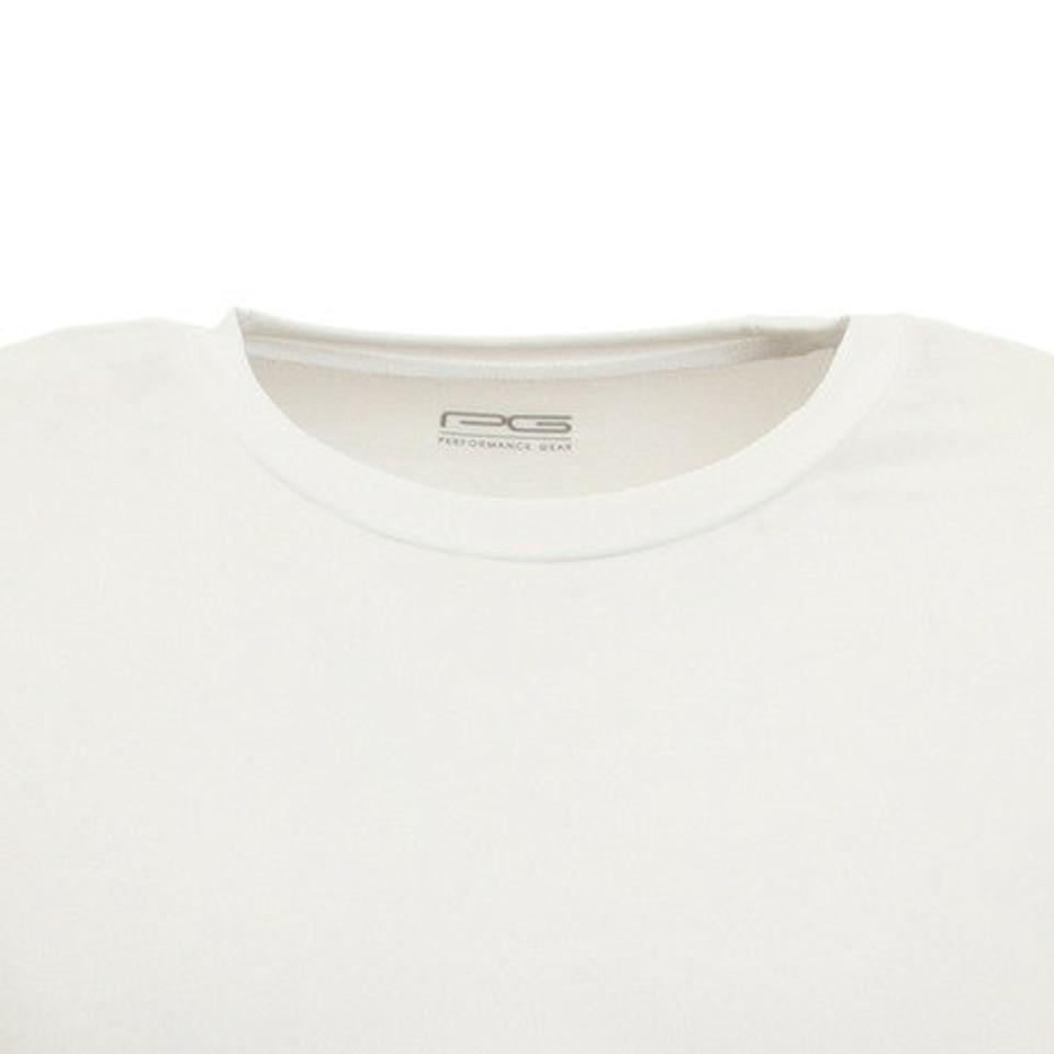 パフォーマンスギア(PG)(メンズ)テニス ストレッチ 丸首半袖シャツ 732PG0ES8839 WHT