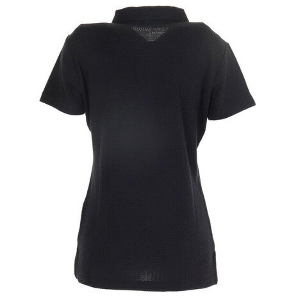 ROSASEN(レディース)ゴルフウェア パイルジャガード 衿裏カモ柄シャツ 045-23841-098