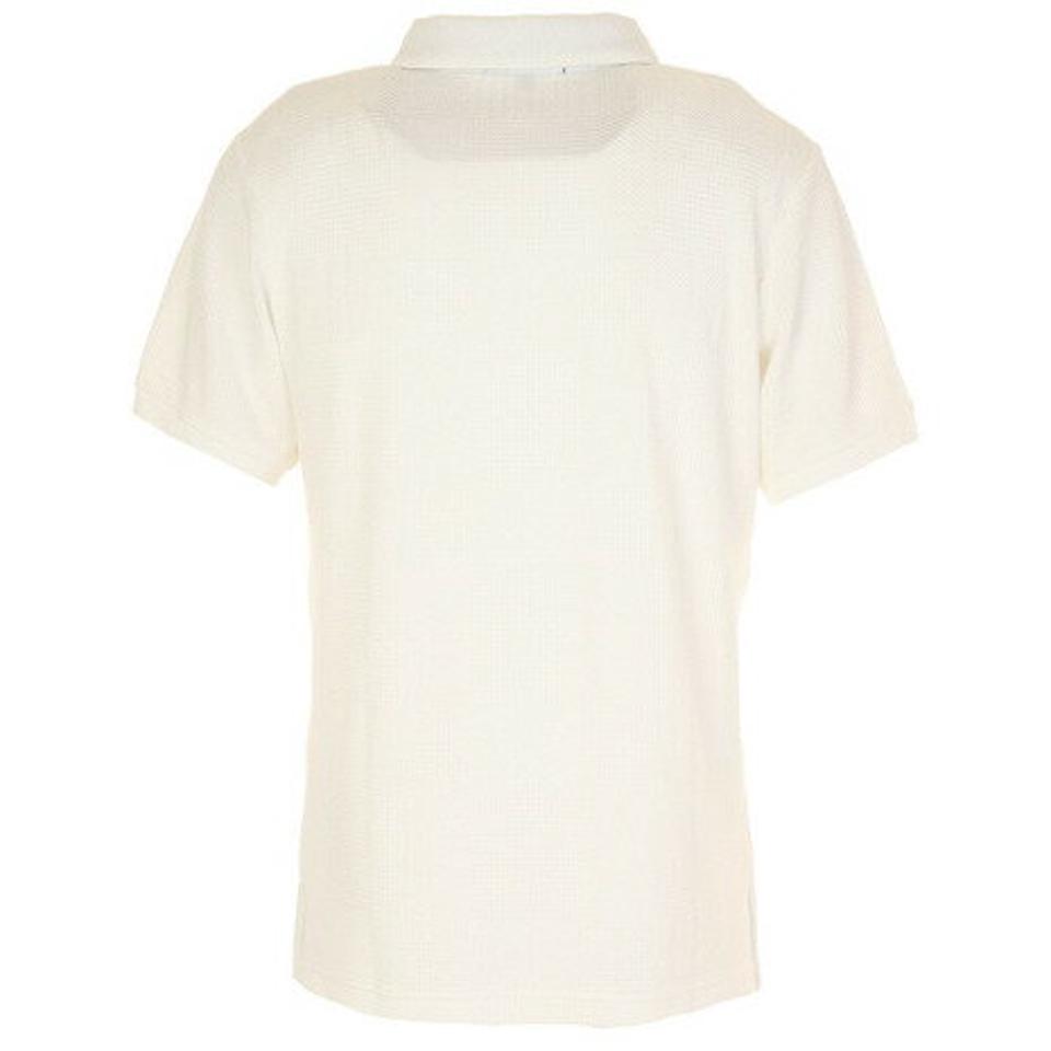 ROSASEN ゴルフウェア ワッフルパイル ストレッチ パッチワーク風ジャガードデザインシャツ 044-23841-004 (メンズ)