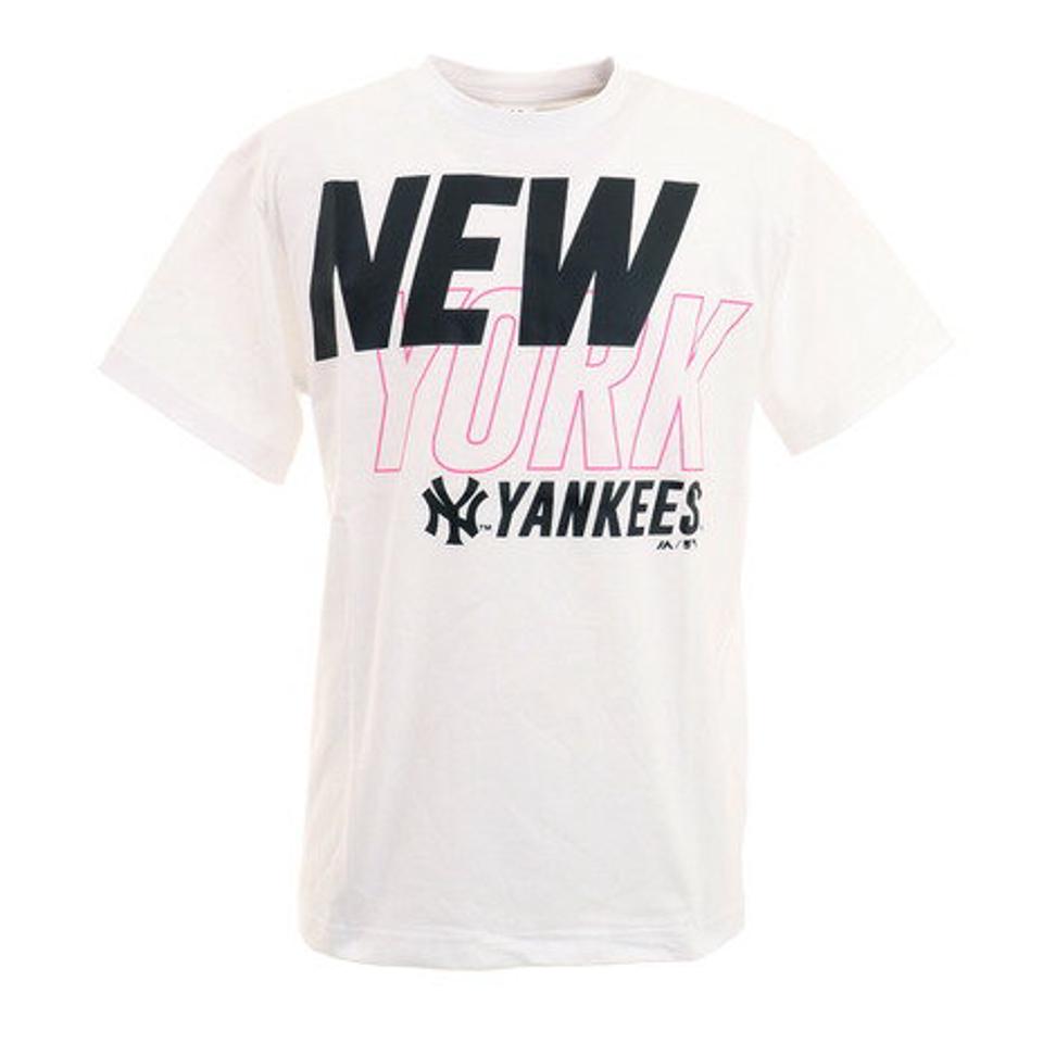 MJ・MLB（MJ・MLB） 野球ウェア ネオンロゴTシャツ MM01-NY-0S03-WH （メンズ）