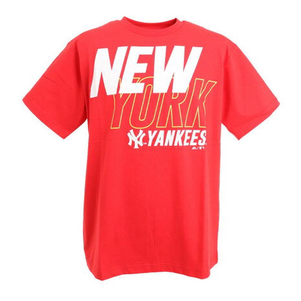 MJ・MLB（MJ・MLB） 野球ウェア ネオンロゴTシャツ MM01-NY-0S03-RD （メンズ）