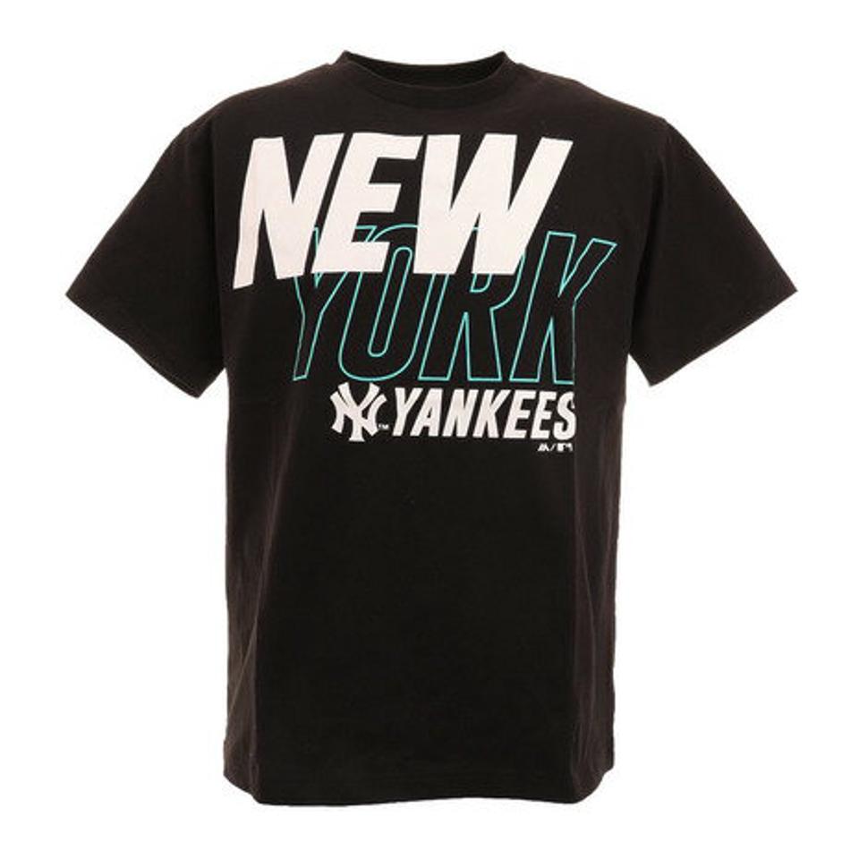 MJ・MLB（MJ・MLB） 野球ウェア ネオンロゴTシャツ MM01-NY-0S03-BK （メンズ）
