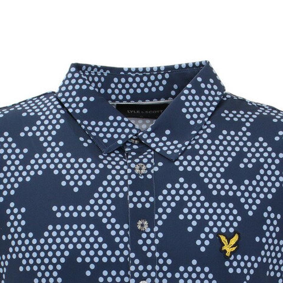 ライルアンドスコット(LYLE&SCOTT) ゴルフウェア FUNCTIONAL 半袖ポロシャツ LSM-0A-AP08-NAVY (メンズ)