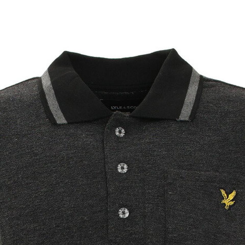 ライルアンドスコット(LYLE&SCOTT) ゴルフウェア CLERIC 半袖ポロシャツ LSM-0A-AP06-CHARCOAL (メンズ)