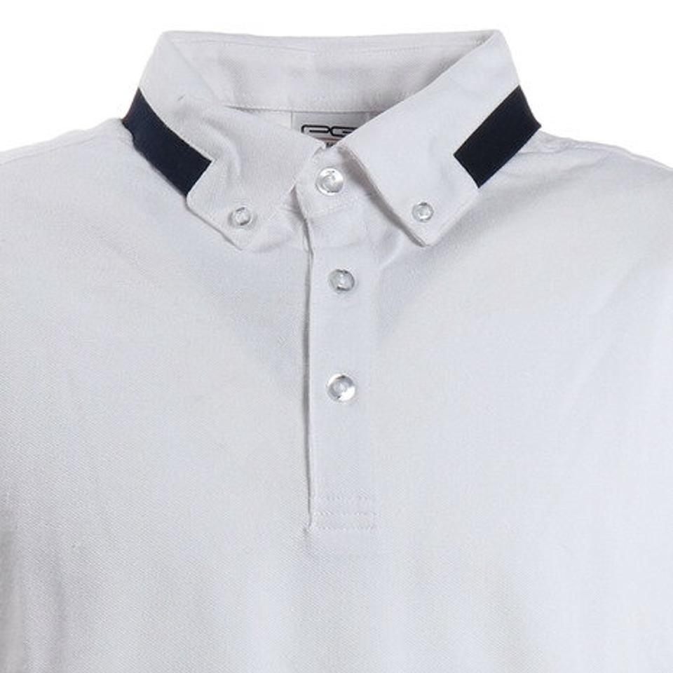 パフォーマンスギア(PG) ゴルフウエア メンズ TCエリデザインポロシャツ PGLS-2006 WHT (メンズ)