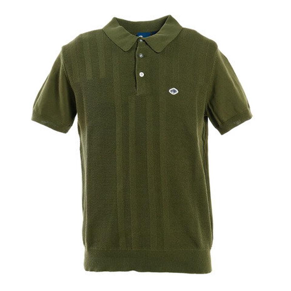 フィドラ(FIDRA) ゴルフウェア 半袖 ポロシャツ メンズ ニットポロシャツ FD5HTG60 KHK (メンズ)