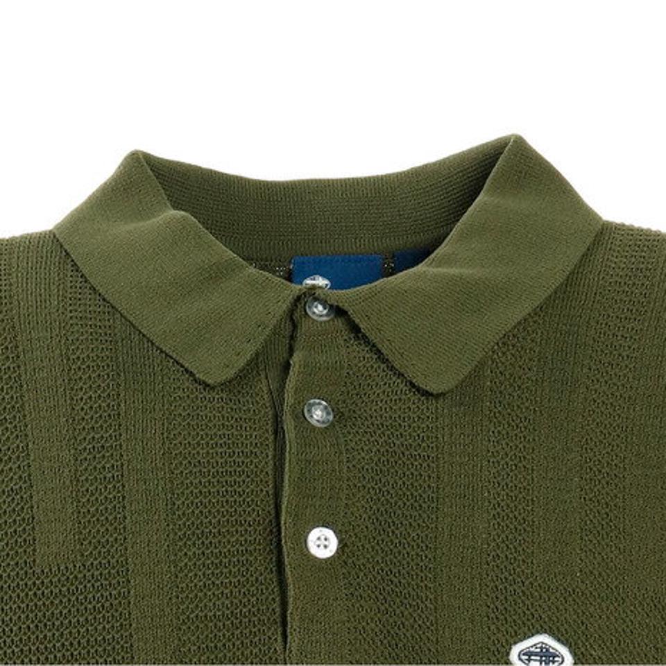 フィドラ(FIDRA) ゴルフウェア 半袖 ポロシャツ メンズ ニットポロシャツ FD5HTG60 KHK (メンズ)