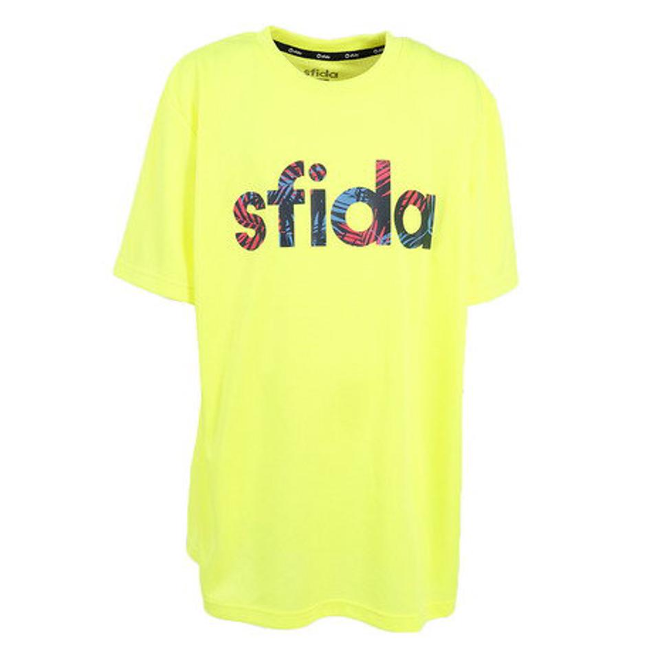 スフィーダ（SFIDA） サッカーウェア 半袖 Tシャツ ジュニア PALM ロゴ プラクティスシャツ SA-20S04JR YEL フットサルウェア （キッズ）