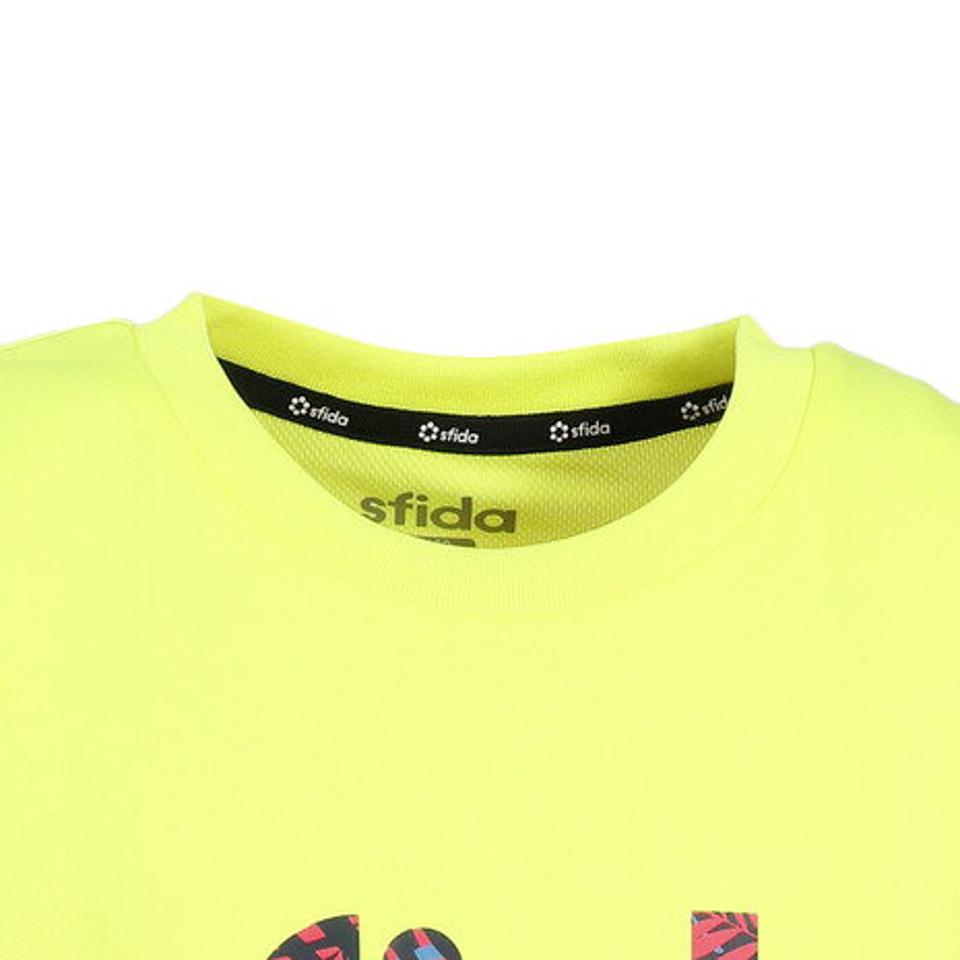スフィーダ（SFIDA） サッカーウェア 半袖 Tシャツ ジュニア PALM ロゴ プラクティスシャツ SA-20S04JR YEL フットサルウェア （キッズ）