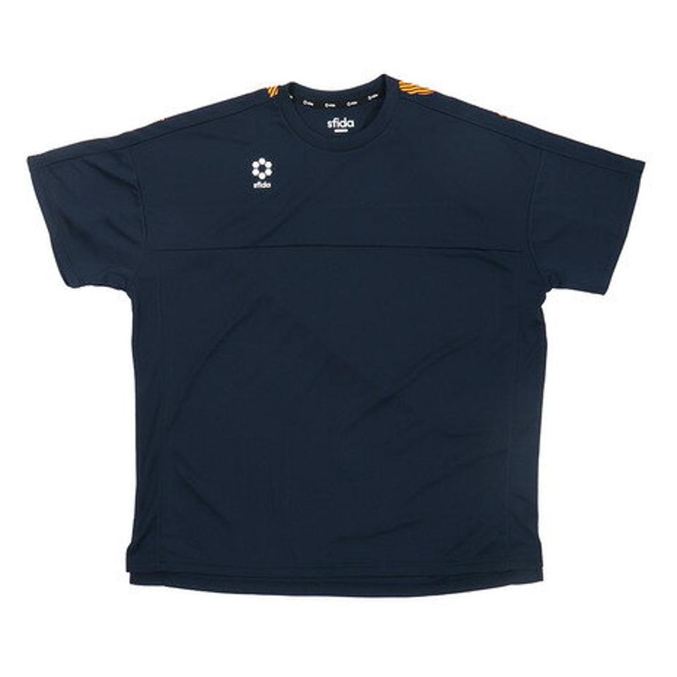 スフィーダ（SFIDA） サッカー ウェア メンズ Tシャツ 半袖 ビッグシルエットプラクティスシャツ 1 SA-20S12 NVY （メンズ）