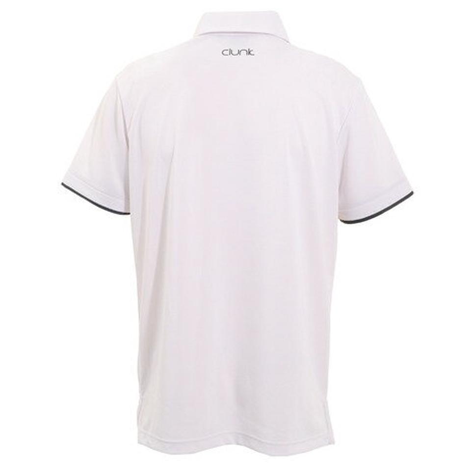 クランク(CLUNK) ゴルフ ポロシャツ トリコモチーフポロシャツ CL5HTG08 WHT (メンズ)
