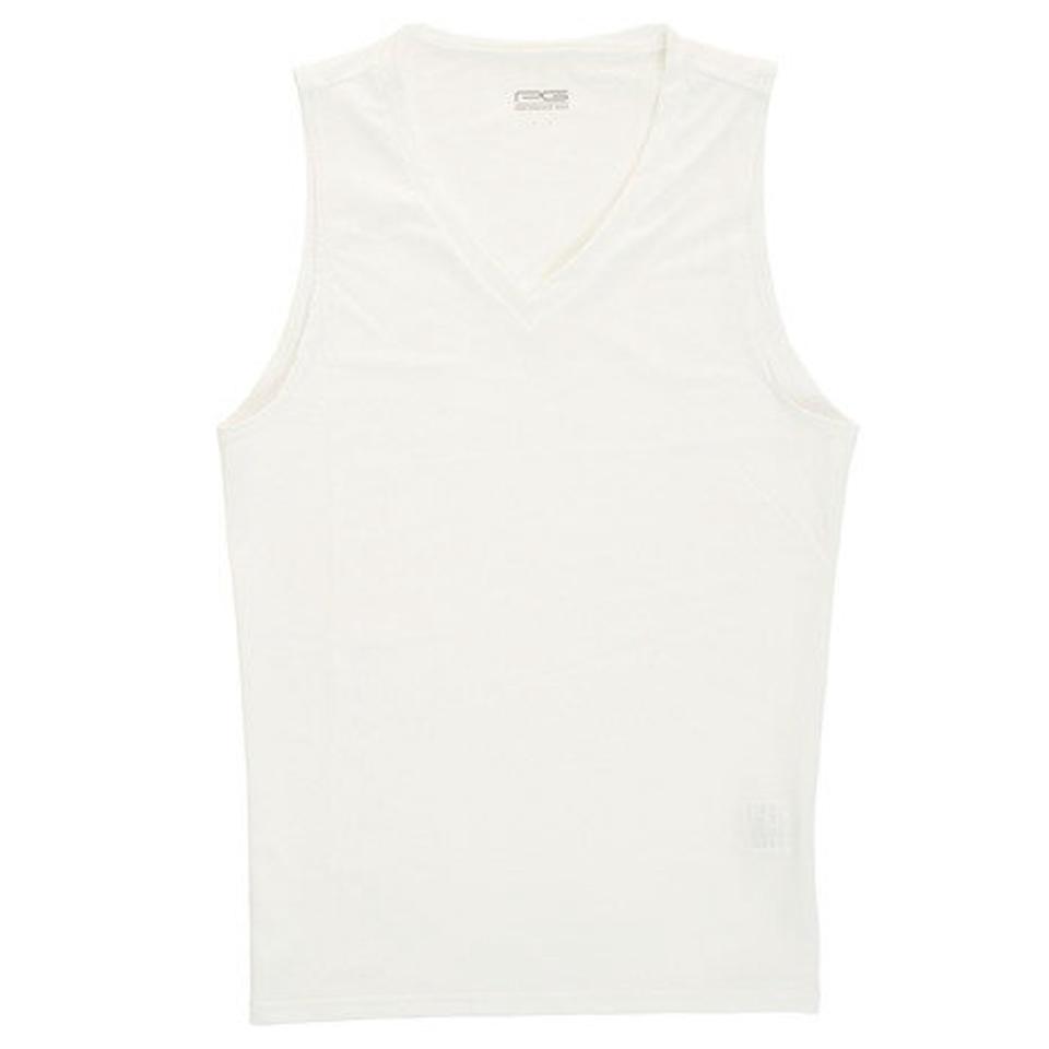 パフォーマンスギア(PG) サッカー ウェア メンズ ストレッチ Vネックノースリーブ 741PG9ES4538 WHT ノースリーブ タンクトップ シャツ (メンズ)