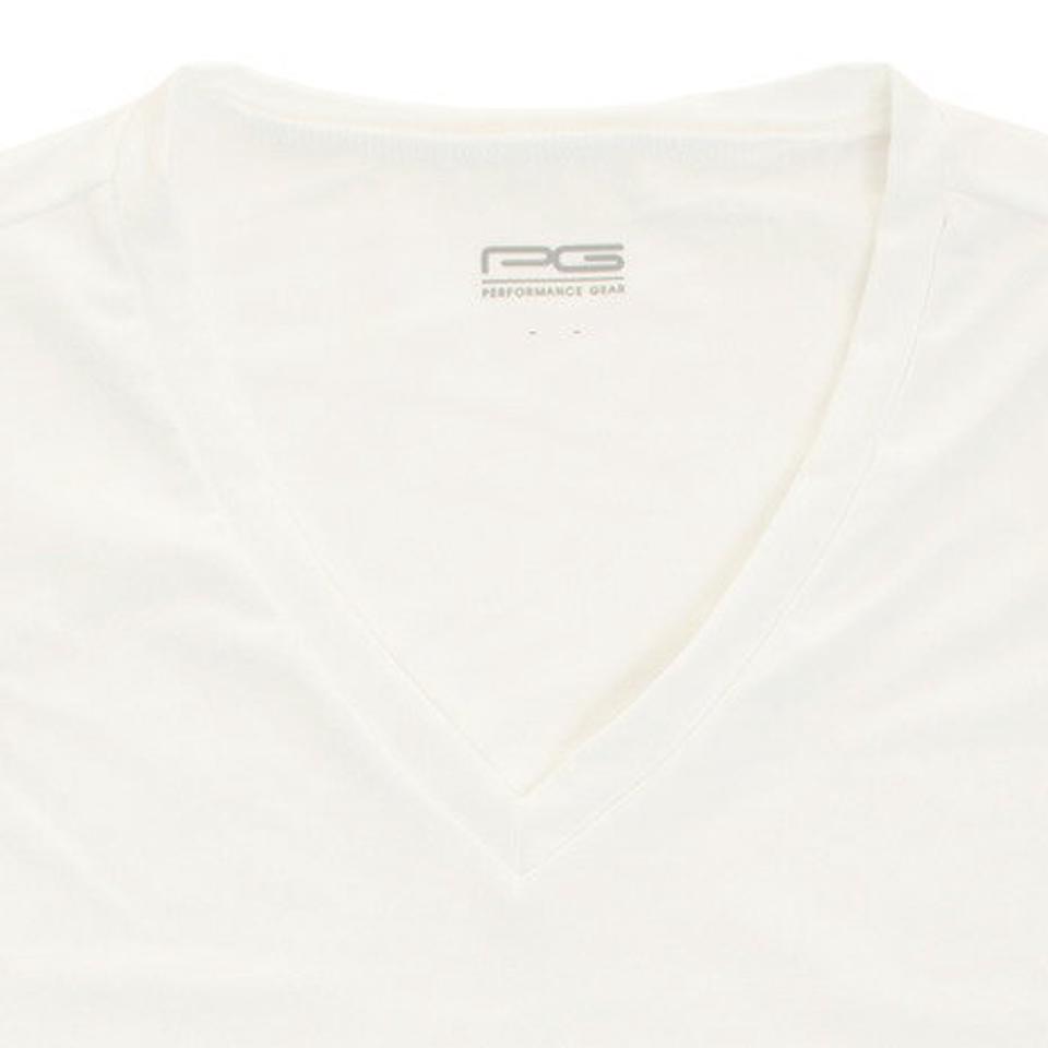 パフォーマンスギア(PG) サッカー ウェア メンズ ストレッチ Vネックノースリーブ 741PG9ES4538 WHT ノースリーブ タンクトップ シャツ (メンズ)
