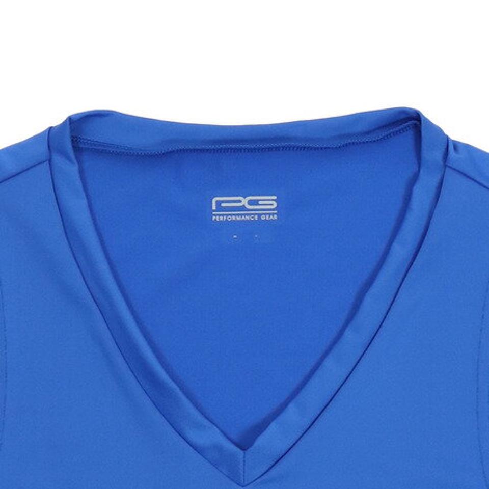 パフォーマンスギア(PG) サッカー ウェア メンズ ストレッチVネックノースリーブ インナーシャツ 741PG9ES4538 BLU ノースリーブ タンクトップ シャツ (メンズ)