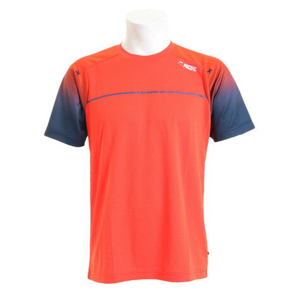 パシフィック（PACIFIC） テニス Tシャツ メンズ 半袖 ドライプラス PT19FM452 ORG （メンズ）