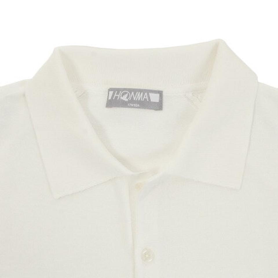 本間ゴルフ(HONMA) ゴルフウェア メンズ 半袖ニットシャツ 931-731109WH (メンズ)