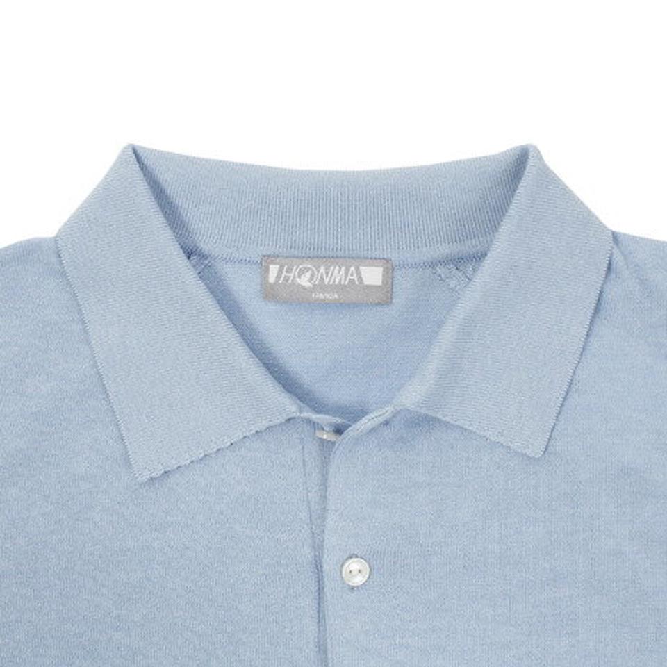 本間ゴルフ(HONMA) ゴルフウェア メンズ 半袖ニットシャツ 931-731109BL (メンズ)
