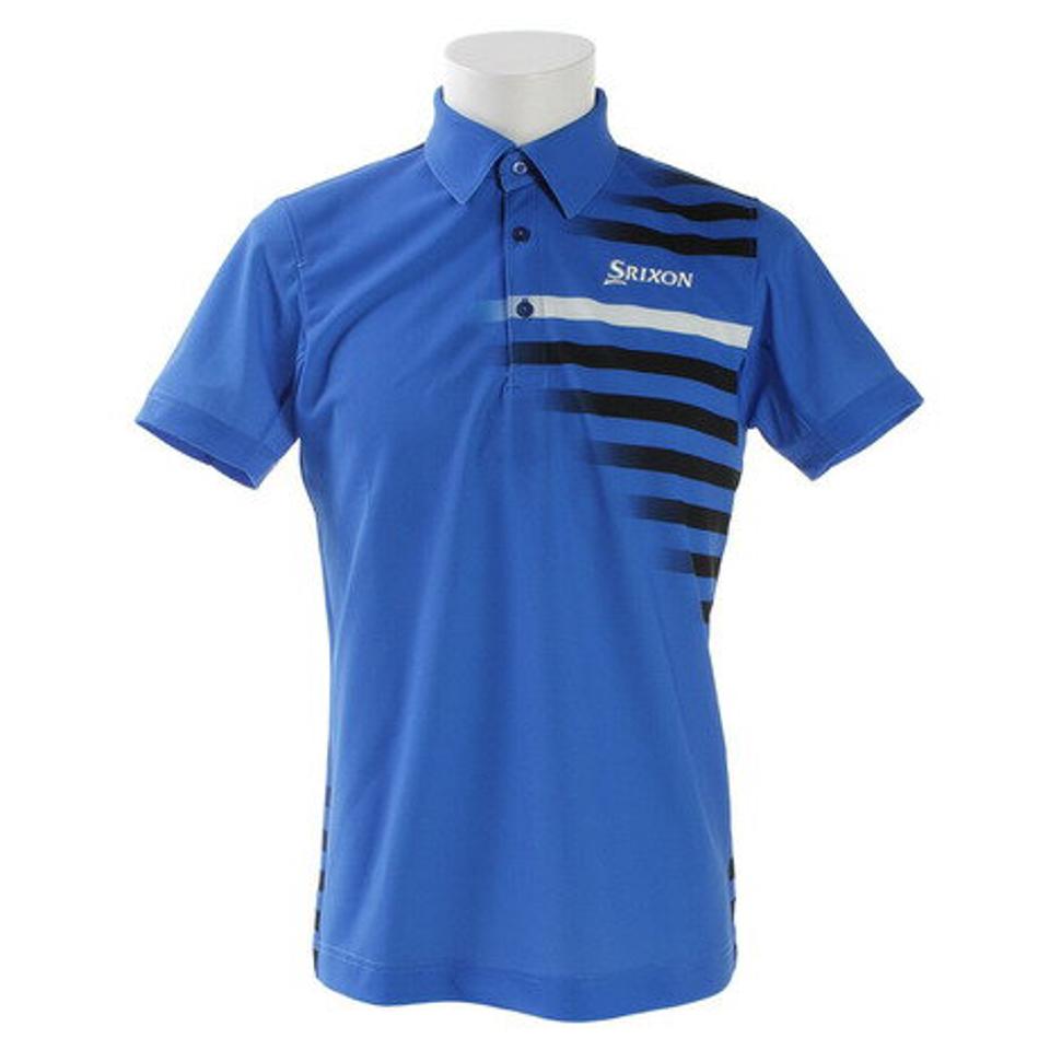 スリクソン(SRIXON) ゴルフウェア ドライキューフ半袖ポロシャツ RGMNJA12-BL00 (メンズ)