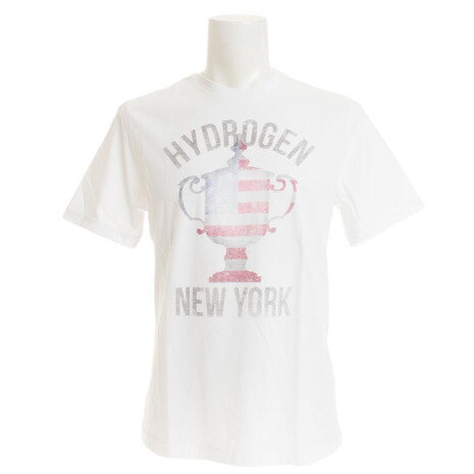 【SOY受賞記念1/31 9:59までエントリーでP4倍】ハイドロゲン（HYDROGEN）（メンズ）テニス ウェア メンズ Tシャツ 半袖 NEW YORK CUP T00092 NY
