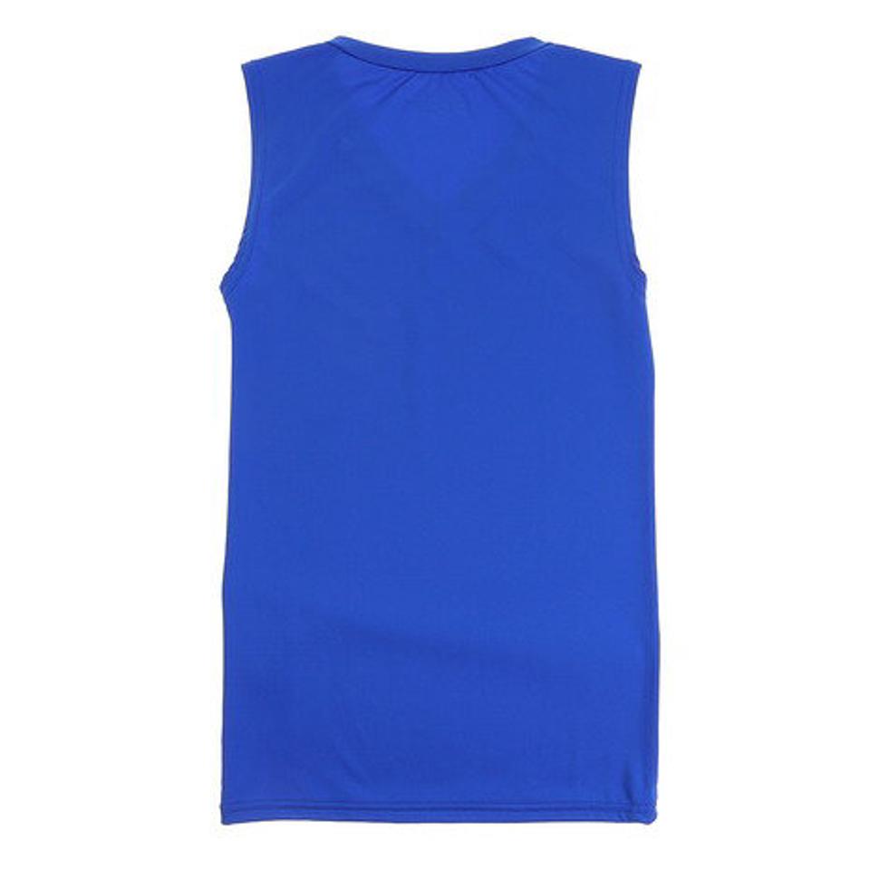 エックスティーエス(XTS) サッカー ジュニア インナー ストレッチ Vネック ノースリーブシャツ 742G6ES2861 青 (キッズ)