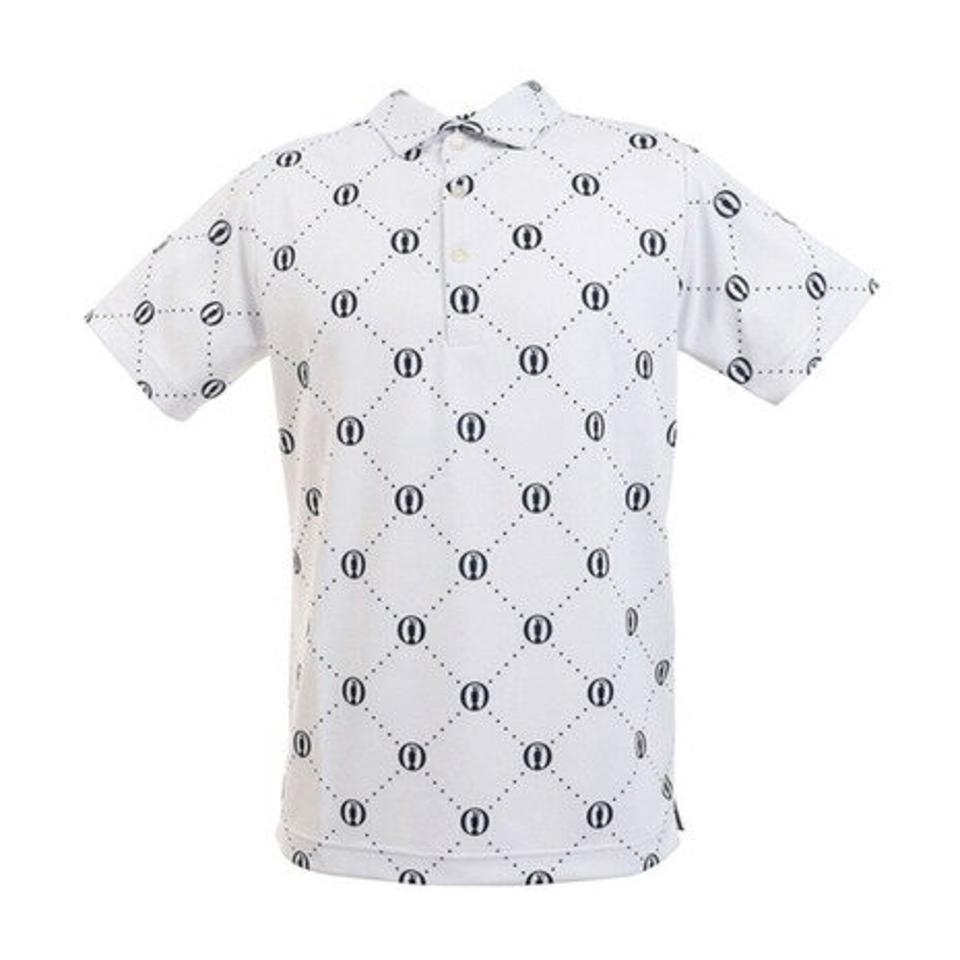 ジ・オープン(THE OPEN) ゴルフウエア メンズ モノグラムプリントポロシャツ 171-22342-004 (メンズ)