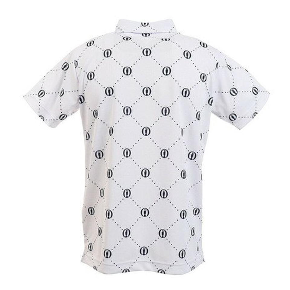 ジ・オープン(THE OPEN) ゴルフウエア メンズ モノグラムプリントポロシャツ 171-22342-004 (メンズ)