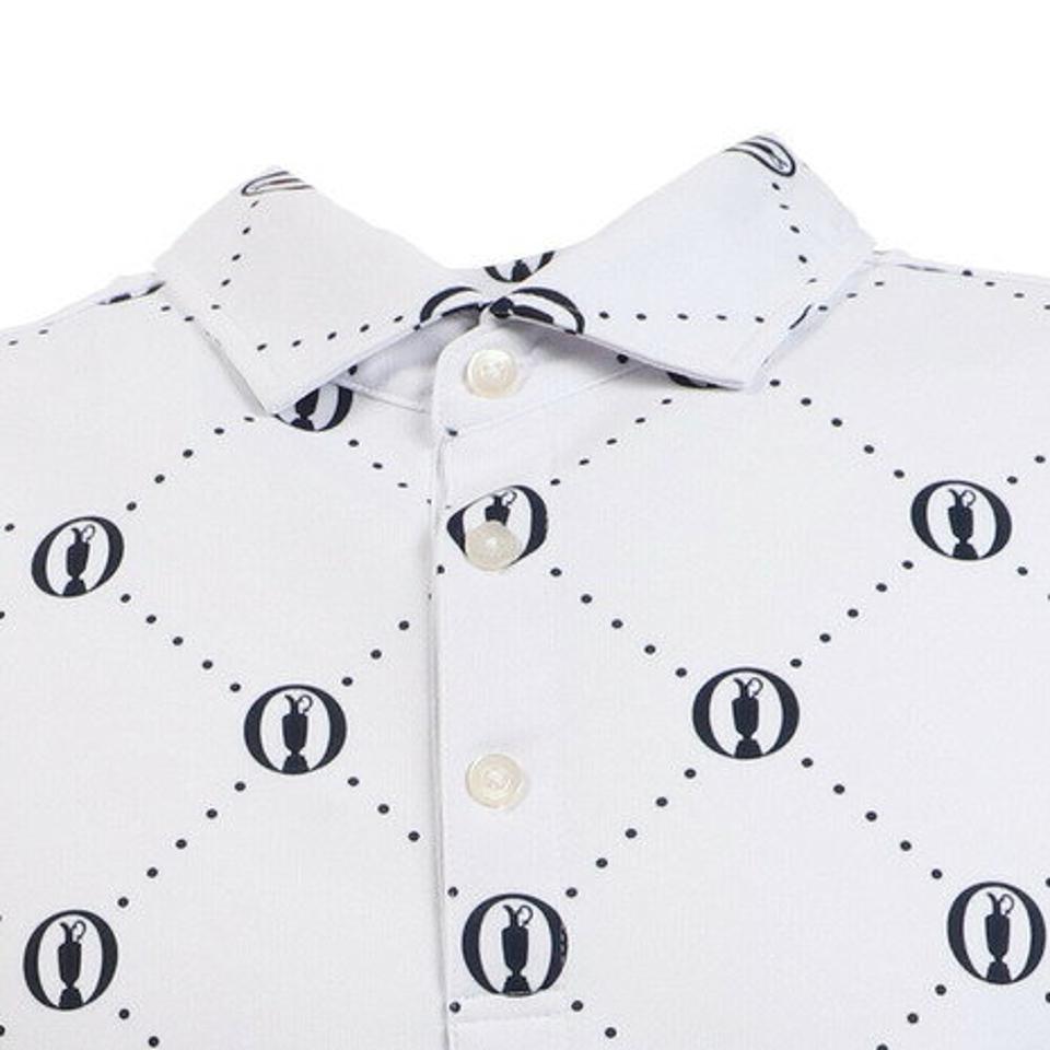 ジ・オープン(THE OPEN) ゴルフウエア メンズ モノグラムプリントポロシャツ 171-22342-004 (メンズ)