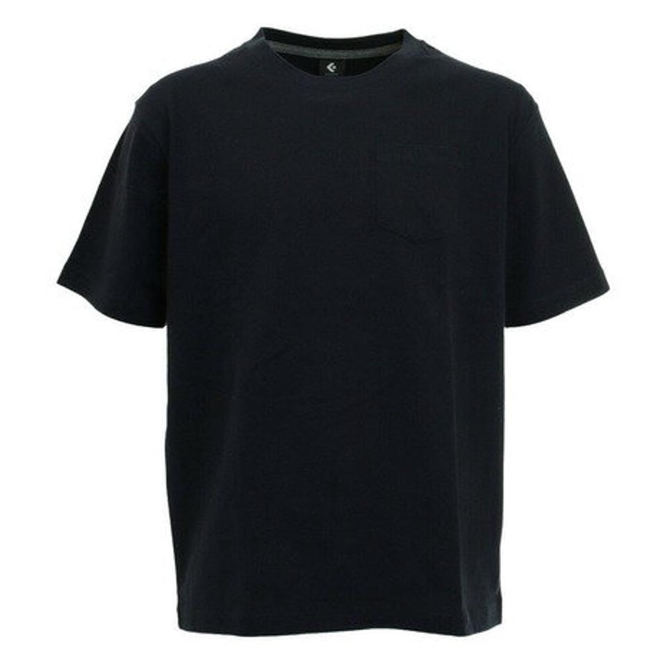 コンバース（CONVERSE）（メンズ）クルーネック半袖Tシャツ(胸ポケット) CA201372-2900