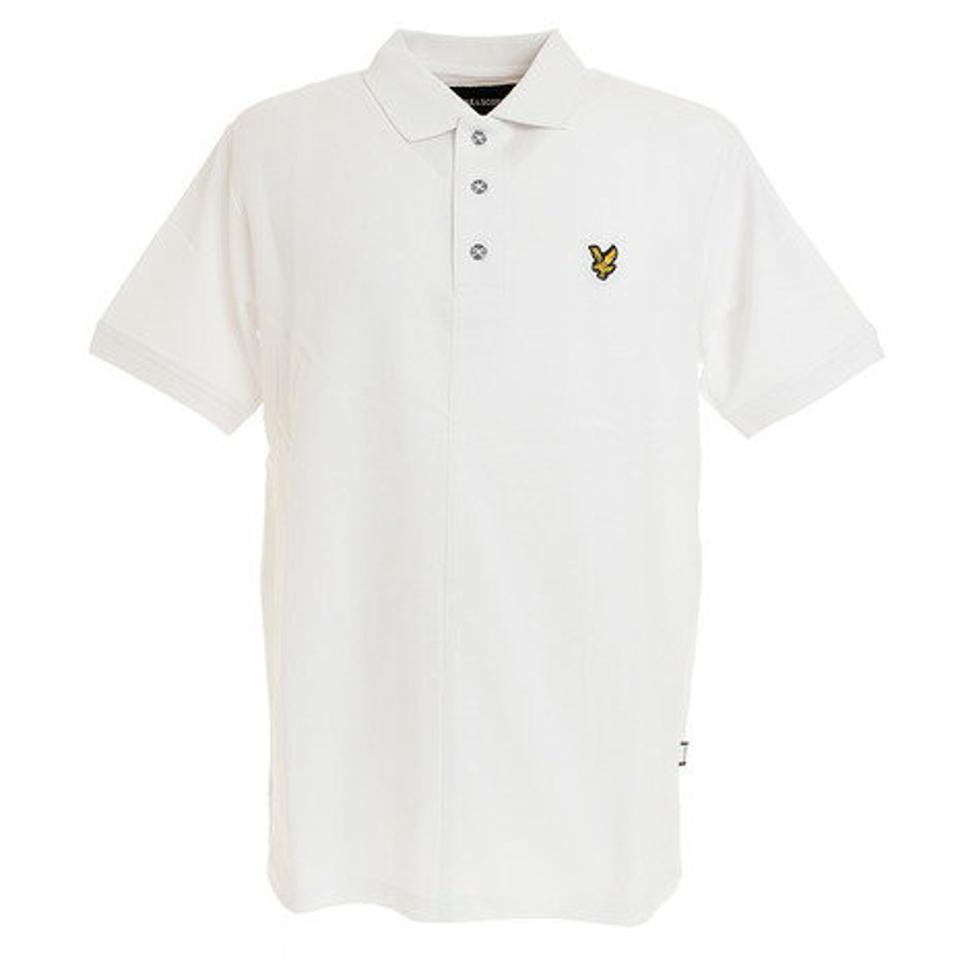ライルアンドスコット(LYLE&SCOTT) ゴルフウェア メンズ 半袖ポロシャツ LSM-9C-AP02-WHITE (メンズ)