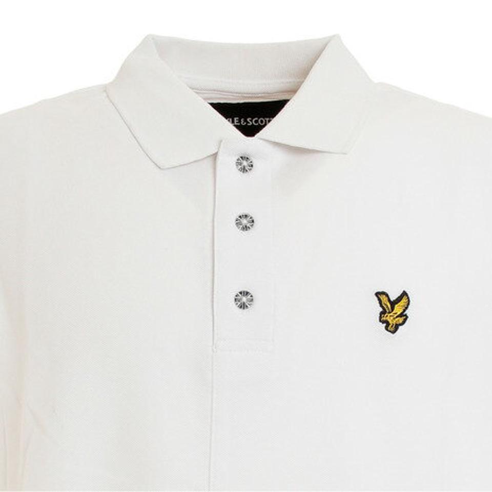 ライルアンドスコット(LYLE&SCOTT) ゴルフウェア メンズ 半袖ポロシャツ LSM-9C-AP02-WHITE (メンズ)