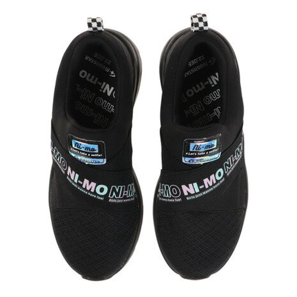 ムーンスター（MoonStar）（キッズ）スニーカー ジュニア 紫 黒 ニーモ NM J070 パープル ブラック 12296496 12296499