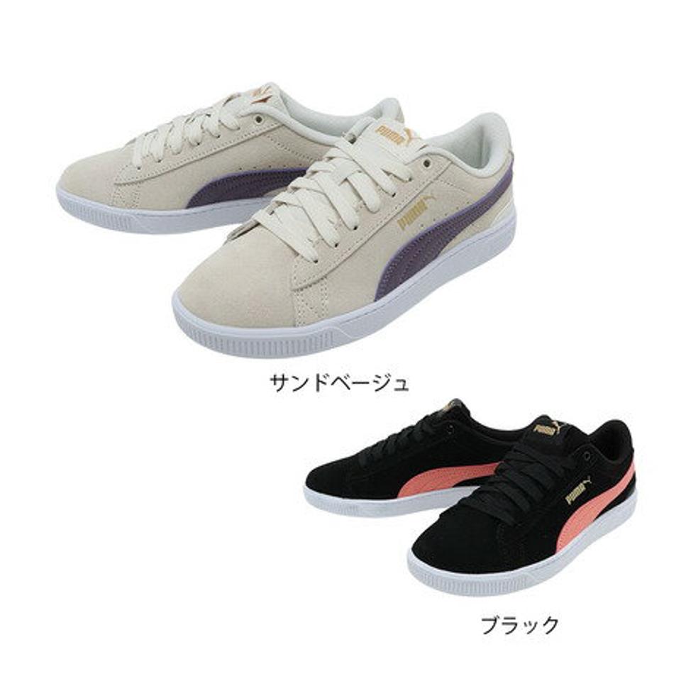 プーマ（PUMA）（レディース）ビッキー V3 Vikky サンドベージュ ブラック 383023 レディース スニーカー シューズ
