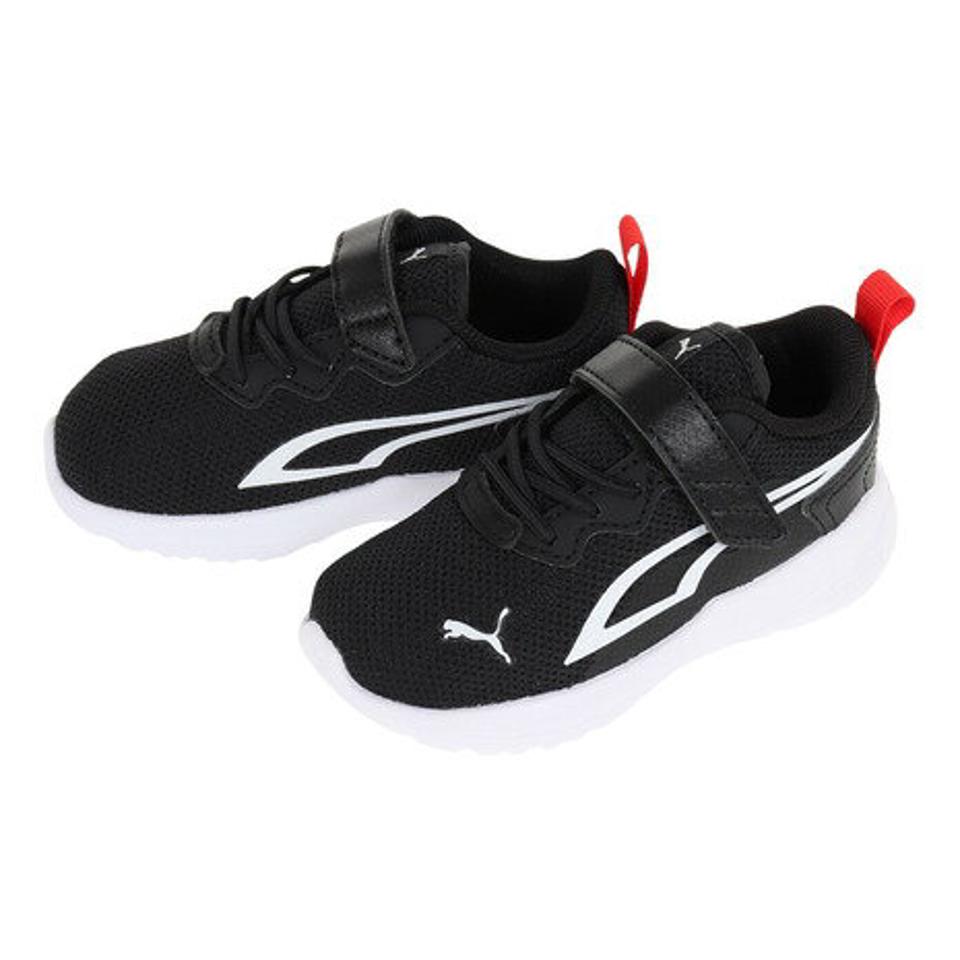 プーマ（PUMA）（キッズ） スニーカー ジュニア 黒 紺 ALL-DAY アクティブ ネイビー ブラック AC+IF 387388