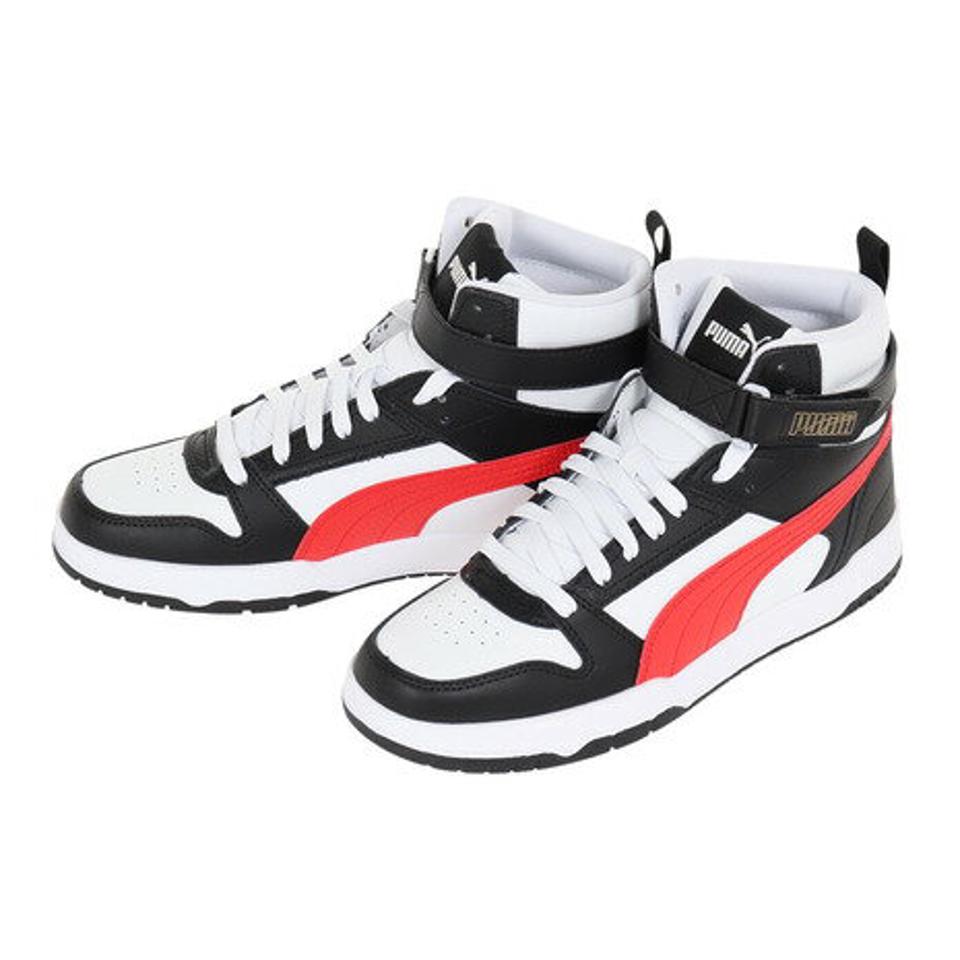 プーマ（PUMA）（メンズ）リバウンド ゲーム ホワイト レッド 38583905 メンズ スニーカー シューズ