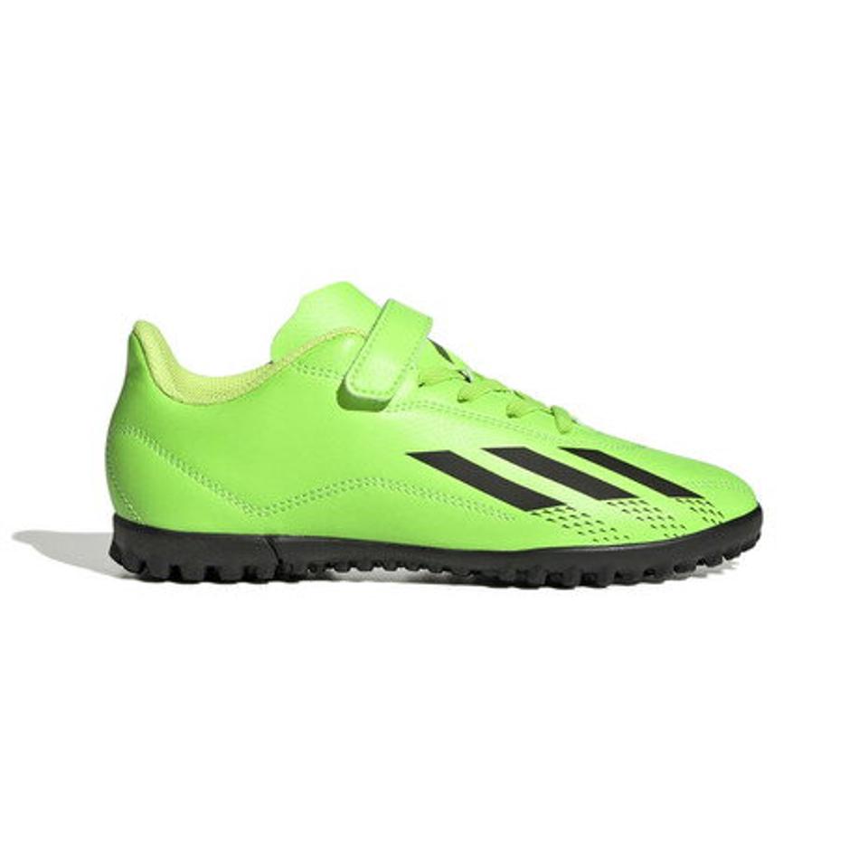 アディダス（adidas）（キッズ）ジュニアサッカートレーニングシューズ エックス スピードポータル.4 H&L TF J/ターフ用 GW8501 マジックテープ
