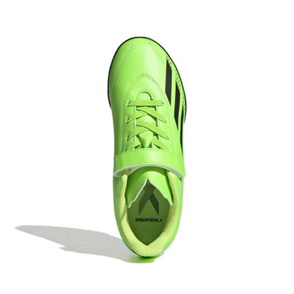 アディダス（adidas）（キッズ）ジュニアサッカートレーニングシューズ エックス スピードポータル.4 H&L TF J/ターフ用 GW8501 マジックテープ