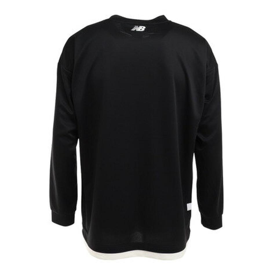ニューバランス（new balance） バスケットボールウェア ロンT グラフィック 長袖Tシャツ AMT25114BK （メンズ）