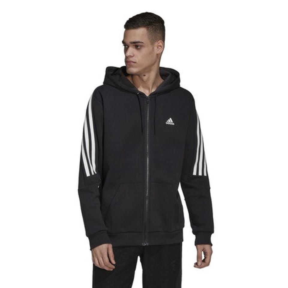アディダス（adidas）（メンズ）フューチャーアイコン スリーストライプス フルジップパーカー TF446-HK4568