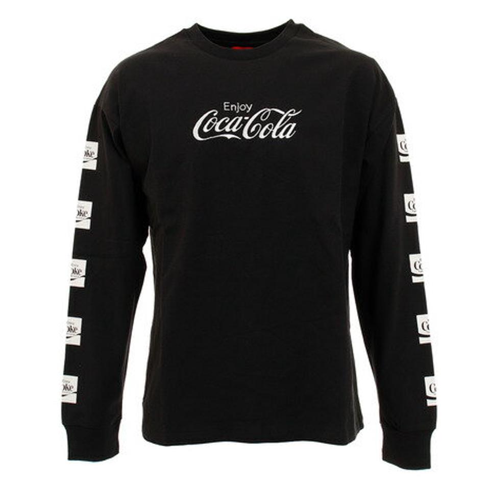 コカコーラ（Coca-Cola）（メンズ）Tシャツ メンズ 長袖 0330123-01 BLK