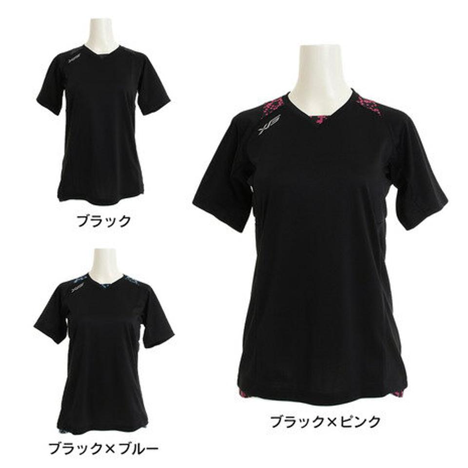 【2点10%OFFクーポン 1/13まで】エックスティーエス(XTS)(レディース) ドライプラス プラクティスシャツ 761G9CD1076 【バレーボールウェア スポーツウェア レディース】