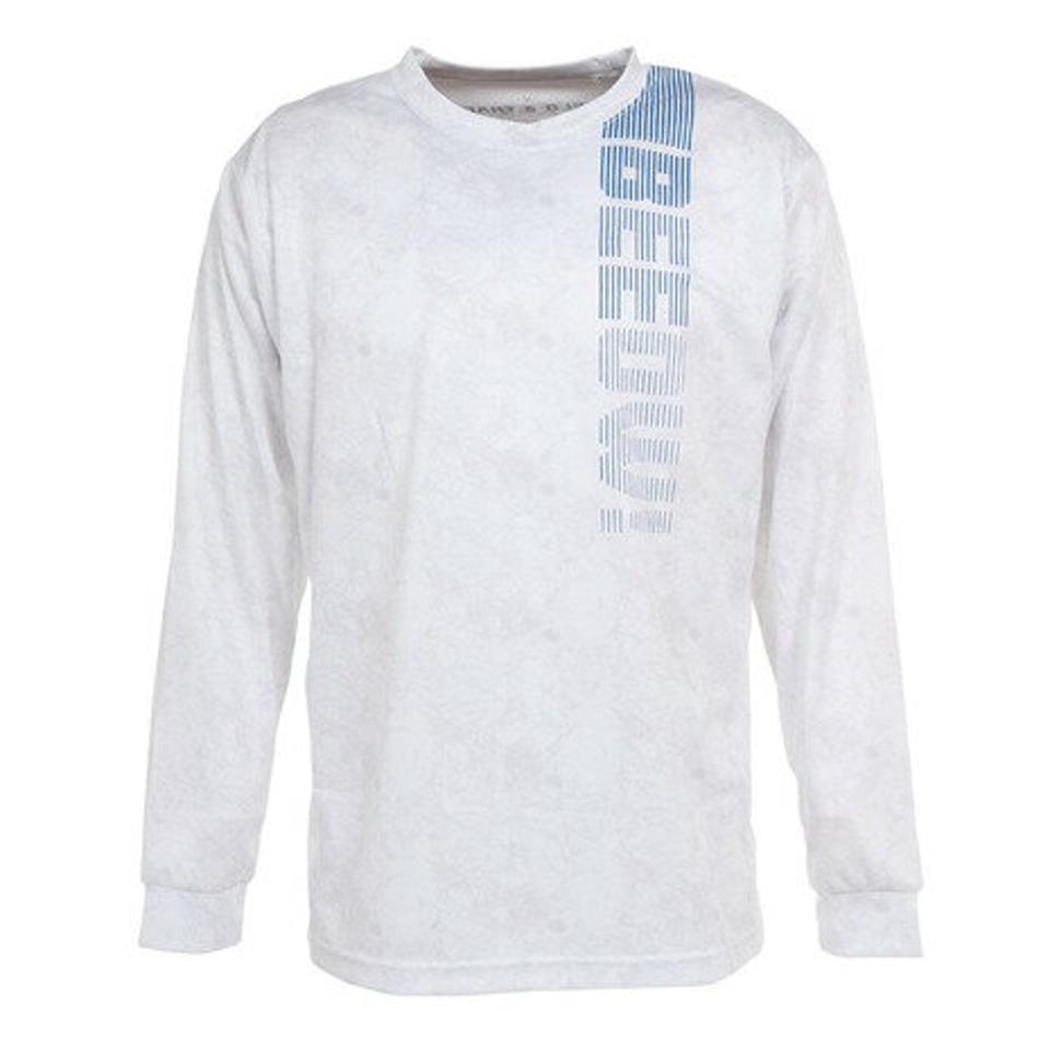 エックスティーエス(XTS)(メンズ)陸上ウェア シャツ 陸上グラフィック 長袖Tシャツ 771G1ES8202WHT